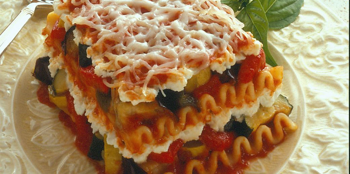 Roasted Lasagna Recipe Layers Of Sargento® Ricotta Eggplant & More