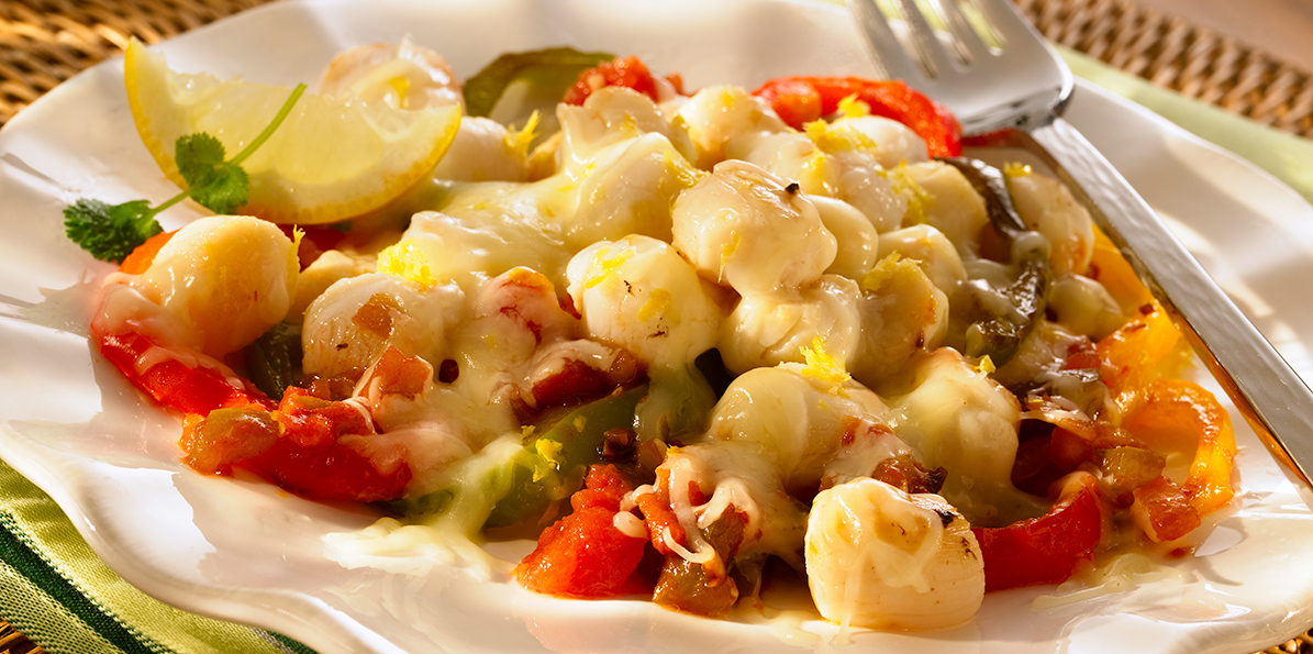 Southwestern Scallops with Citrus Sargento® Monterey Jack