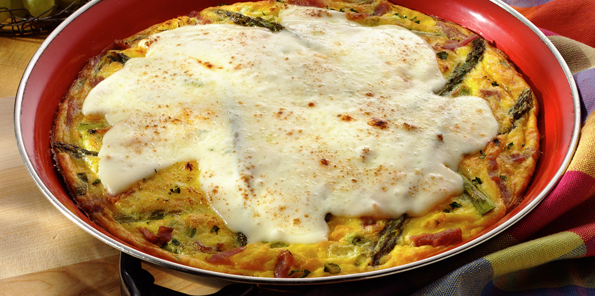 Prosciutto and Asparagus Frittata Sargento