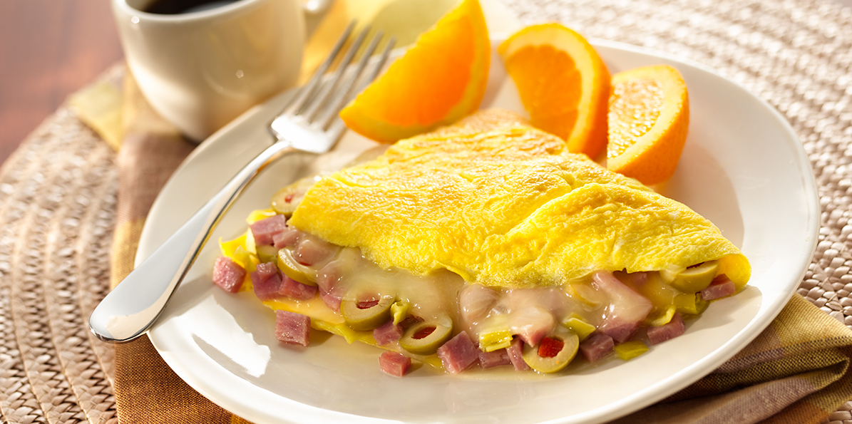 MuffelettaStyle Breakfast Omelette Sargento® Sliced Provolone