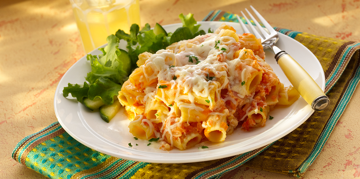Rigatoni Bake Supreme Sargento® Shredded 6 Cheese Italian