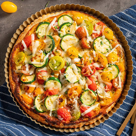 Italian Sweet Tomato, Cheese & Herb Tart