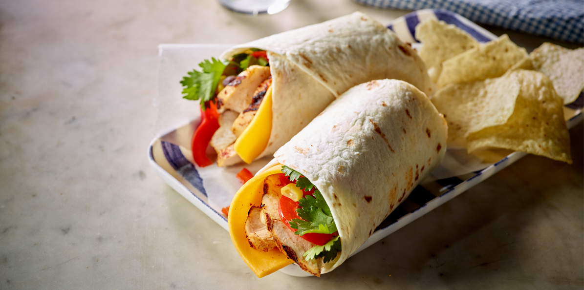 Grilled Chicken Wrap Recipe | Sargento® Sliced Colby Cheese