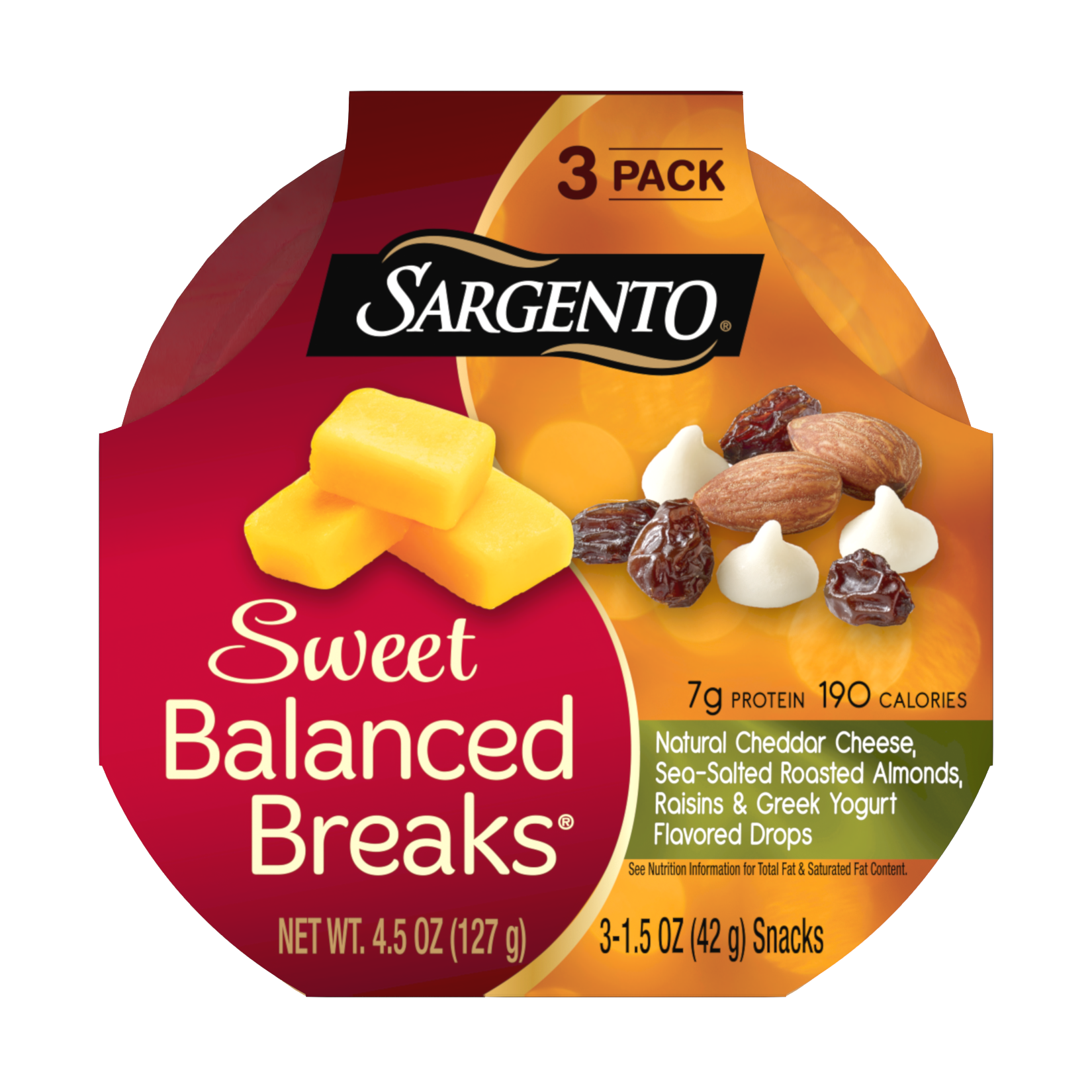 Sargento Sweet Balanced Breaks Natural Cheddar Cheese Sea