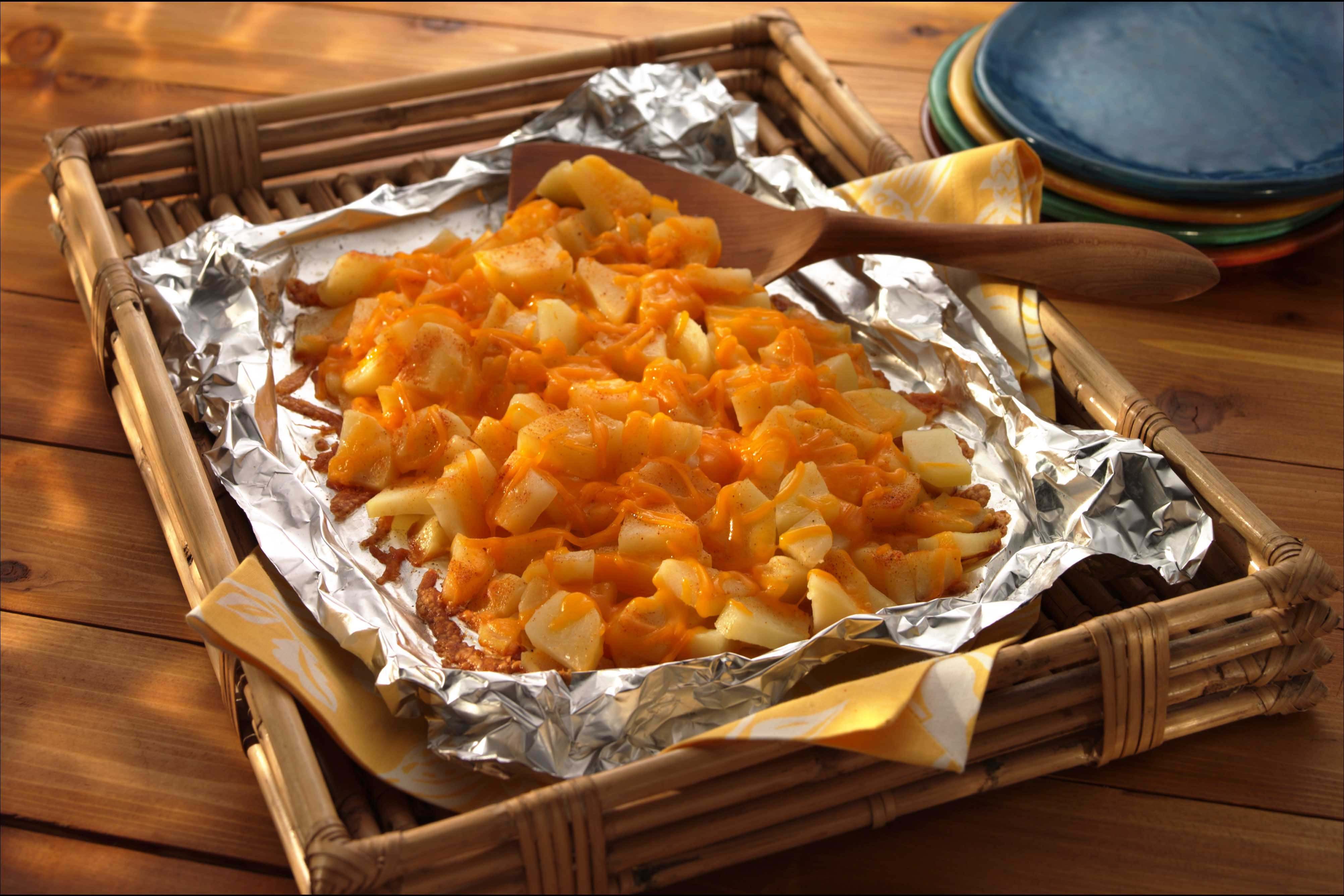 Grilled Cheese Potatoes Recipe Sargento® Shredded Mild Cheddar Cheese