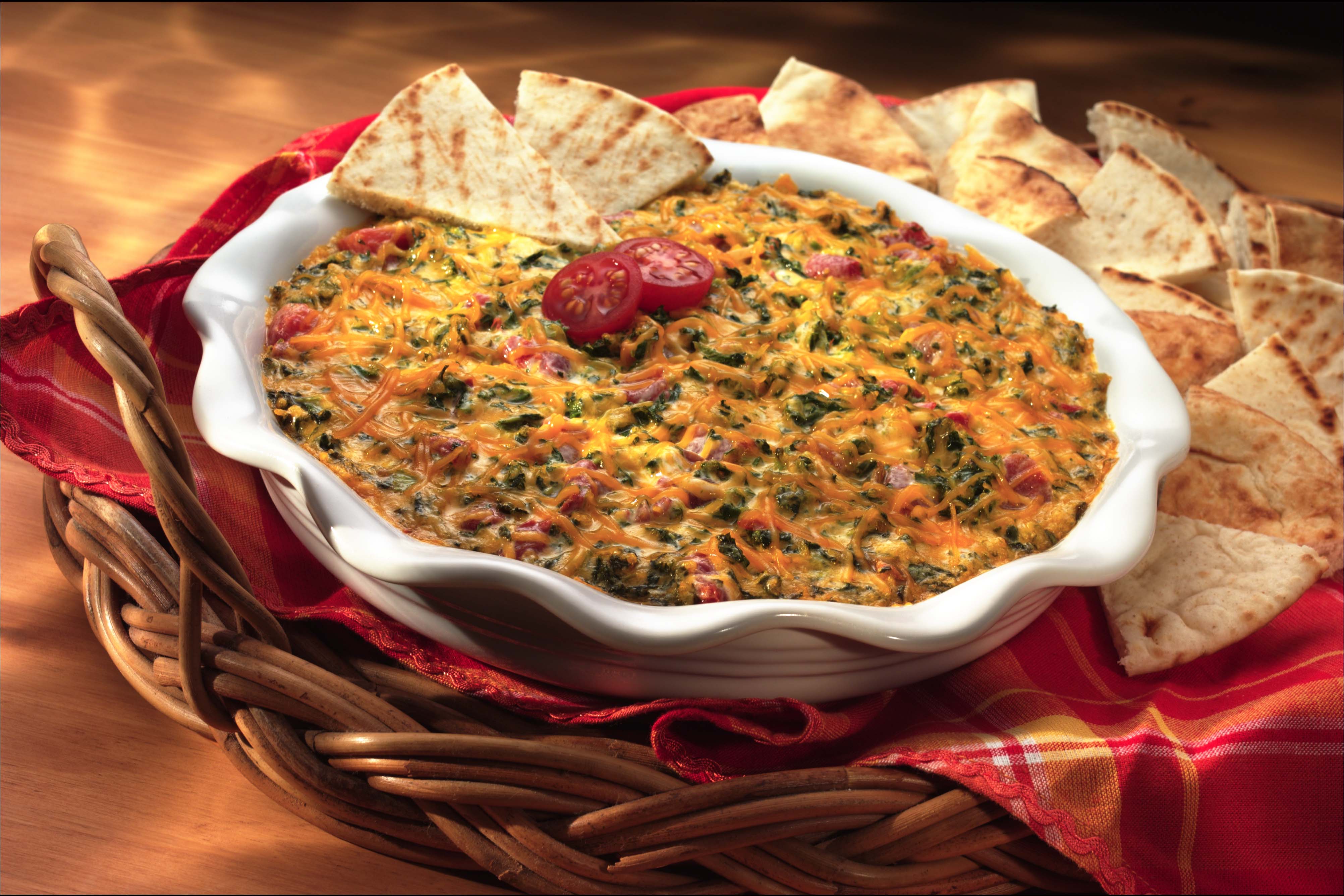 Tricia's Spinach Dip Recipe Sargento® Shredded Mild Cheddar