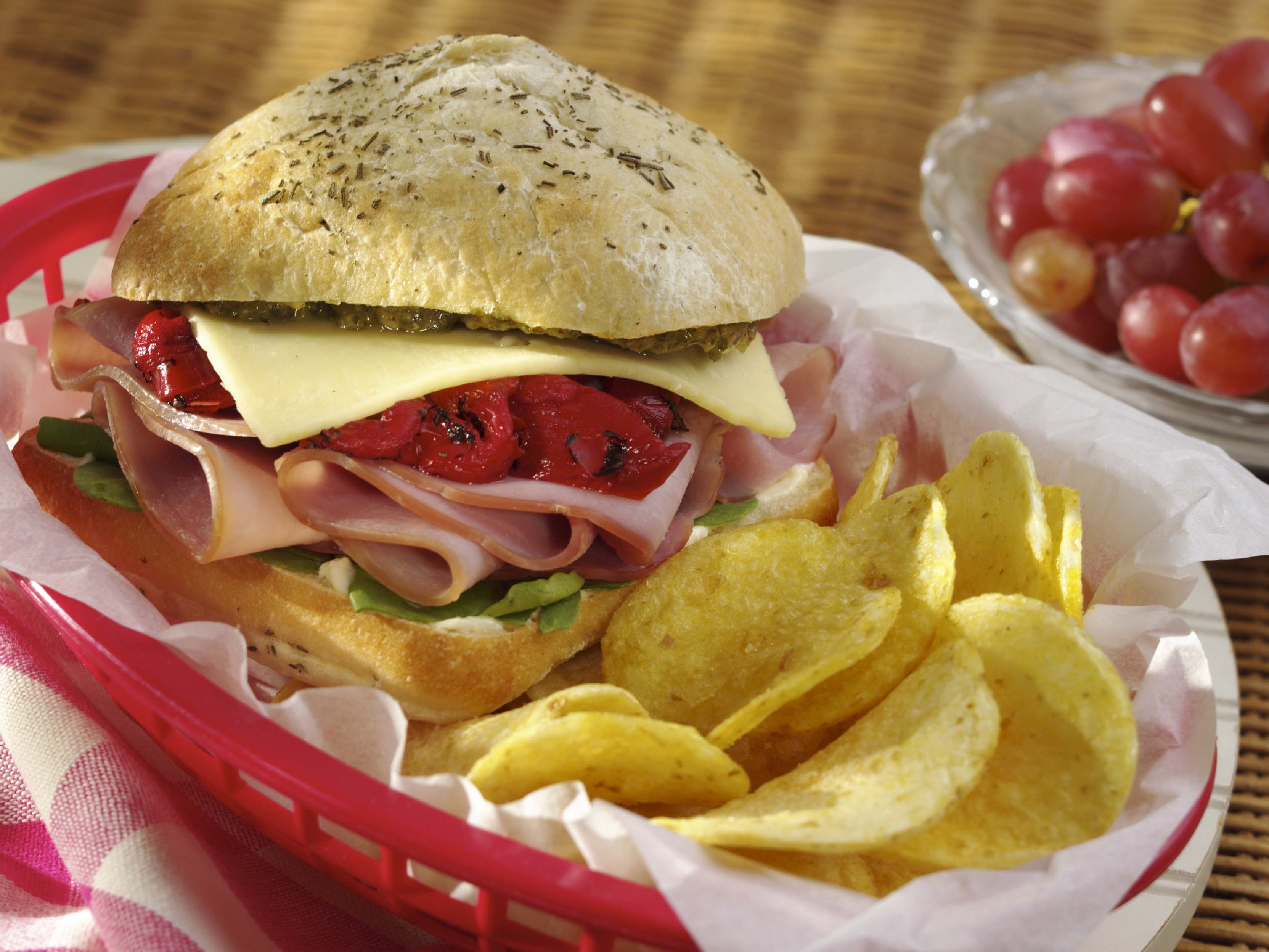 Turkey and Pesto Sandwich Sargento® Sliced Havarti Cheese