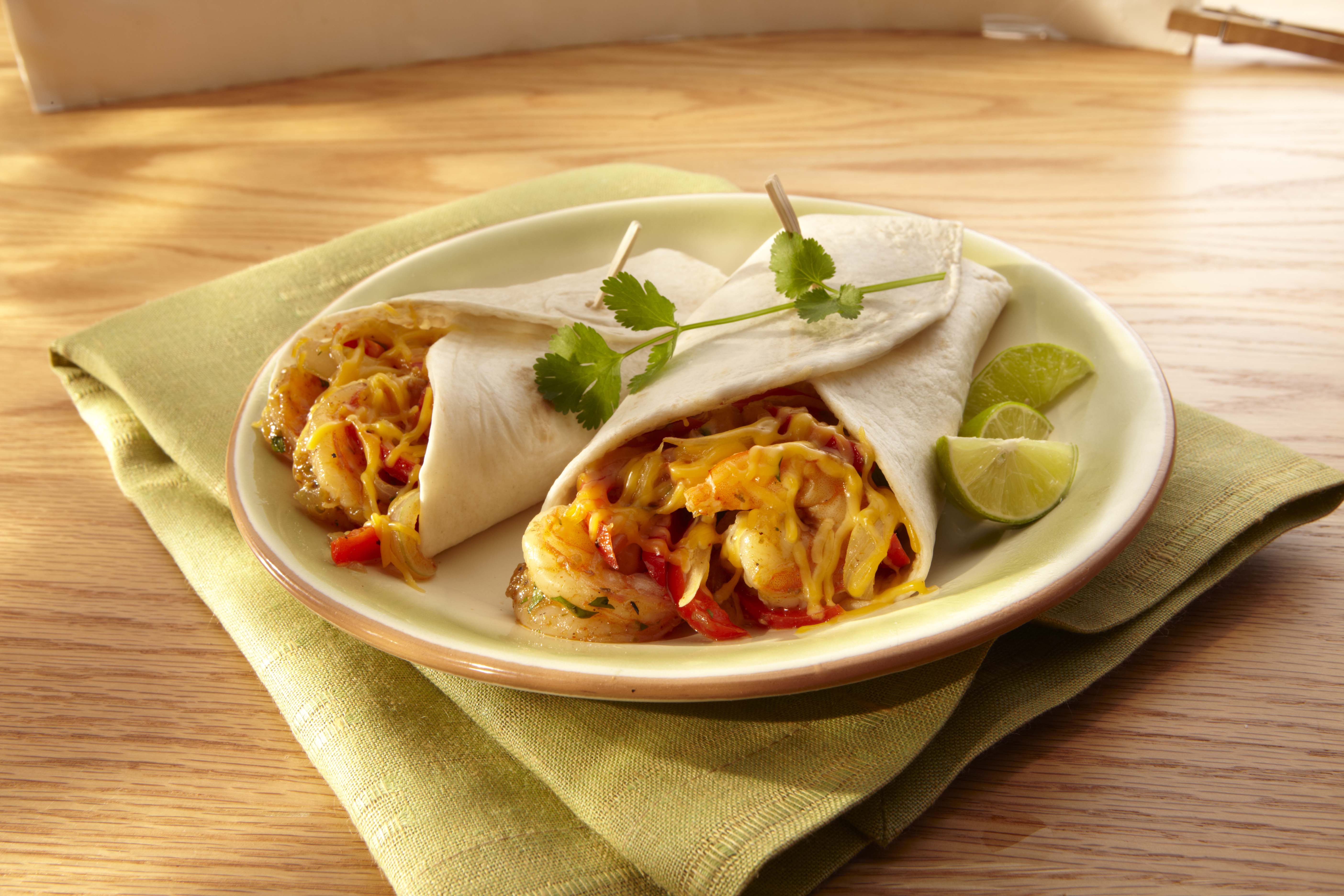 Cuban Shrimp Fajitas Fresca Sargento Mild Cheddar