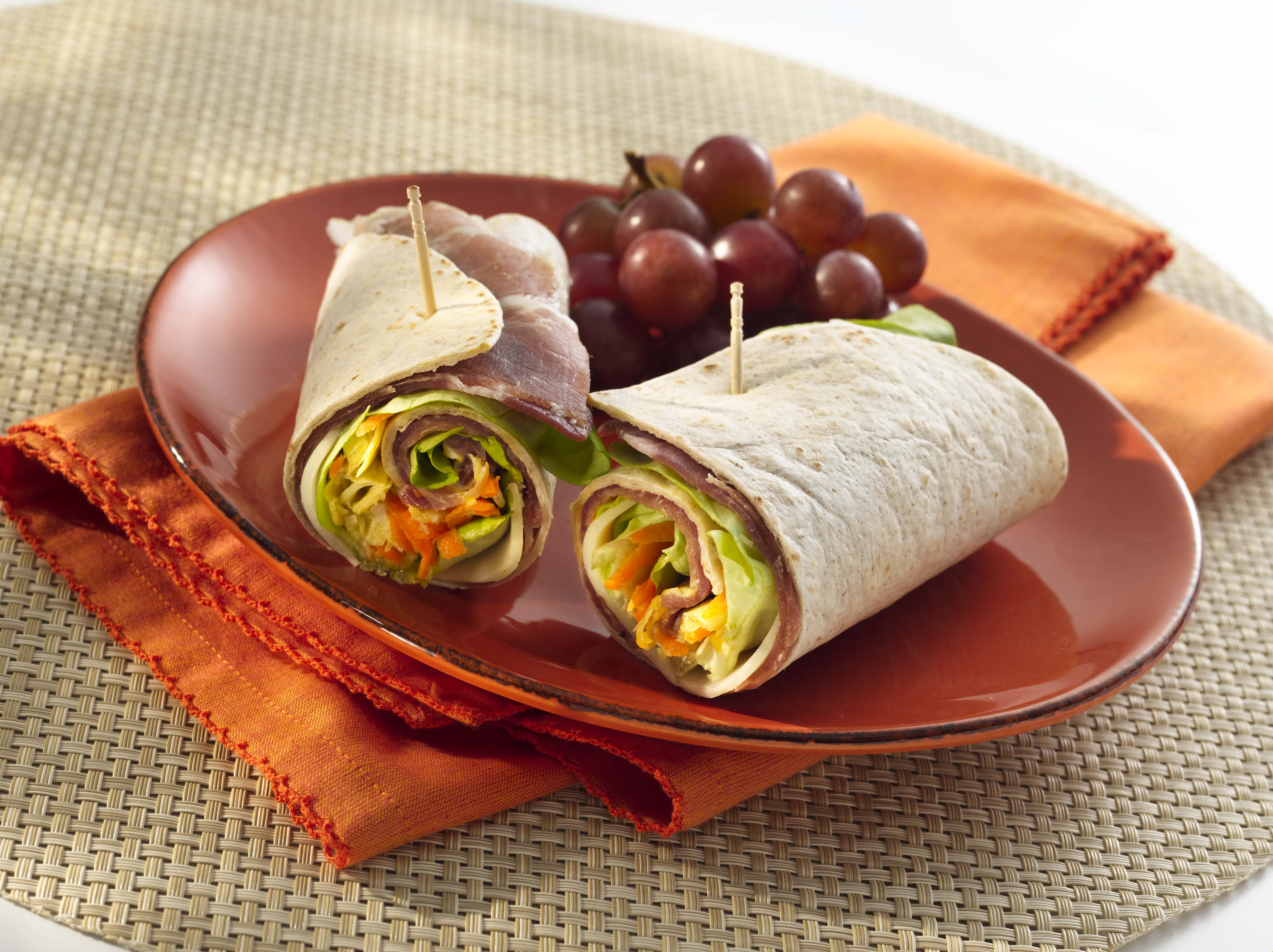 Veggie Prosciutto Wraps Sargento Reduced Fat Provolone