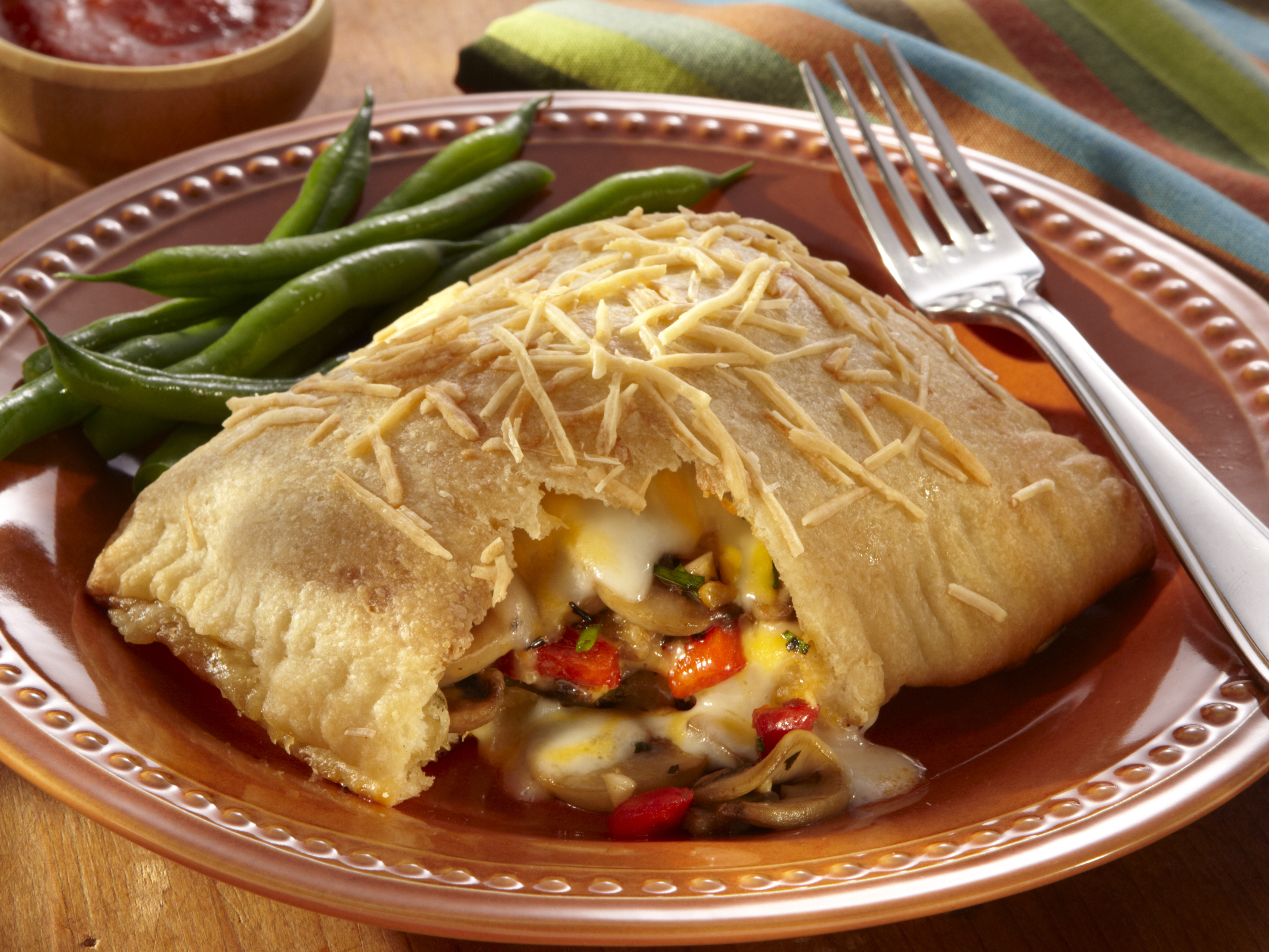 Vegetarian Calzone Recipe Sargento Light Ricotta Cheese