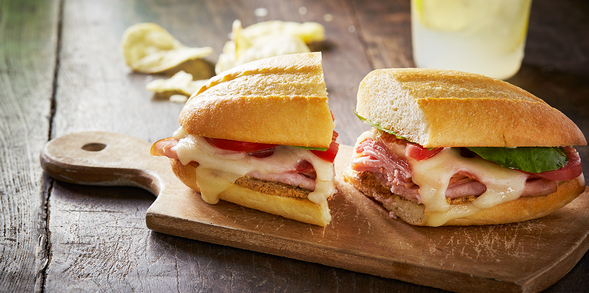 Savory Deli Sub Sandwich Recipe Sargento® Sliced Swiss Cheese