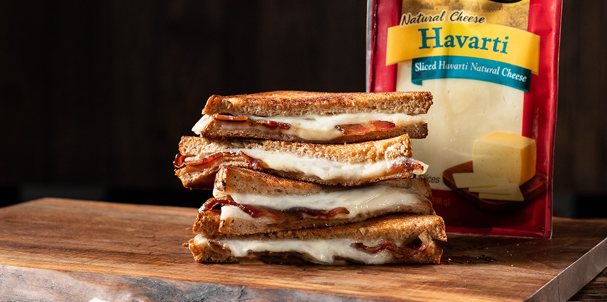 Spiced Bacon & Havarti Grilled Cheese Sargento