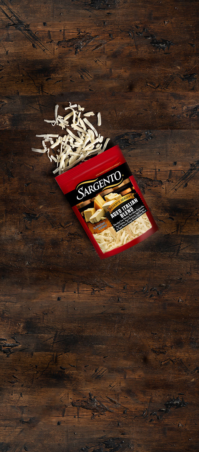 reserve series™ shredded aged italian blend