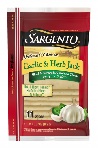 sargento sliced garlic herb