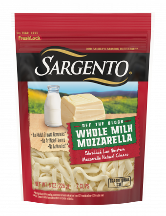 Shredded Whole Milk Mozzarella | Sargento®