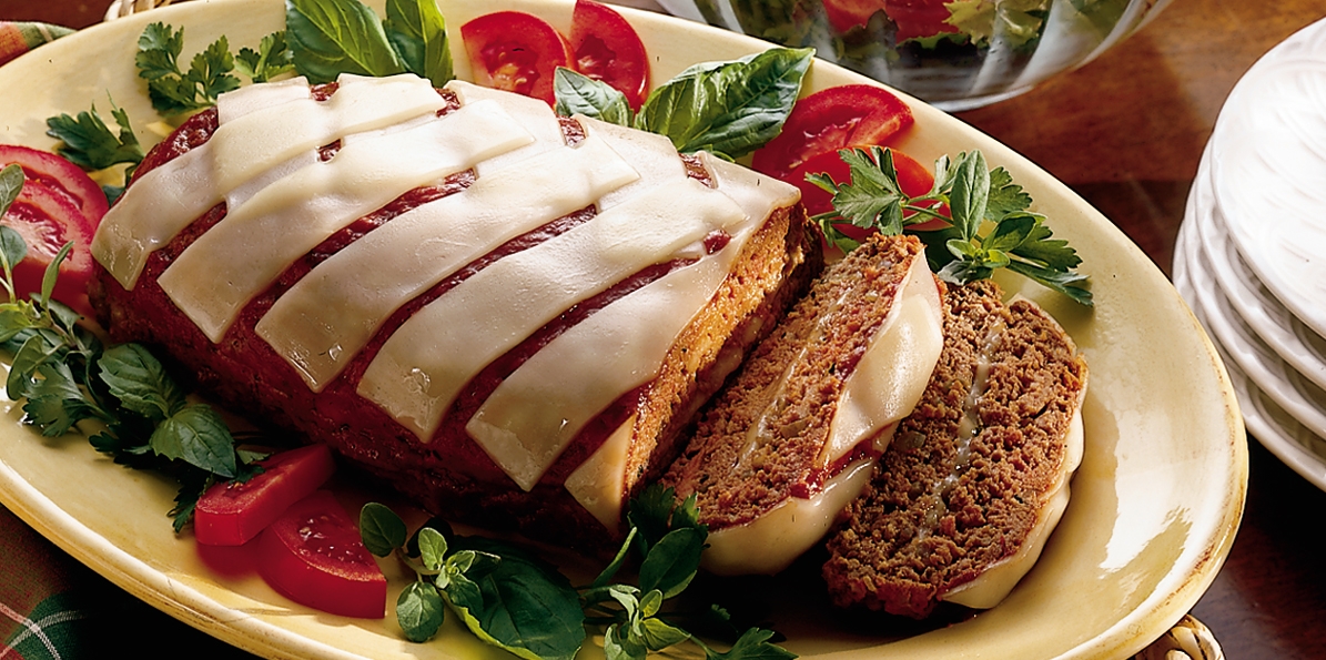 Homemade Italian Meatloaf Sargento® Sliced Mozzarella Cheese