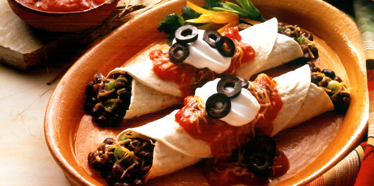 Quick Bean Burrito Recipe Sargento® Shredded Mild Cheddar Cheese