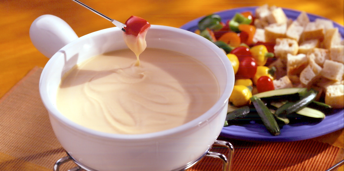 Double Cheese Fondue Recipe Sargento® Shredded Swiss Cheese
