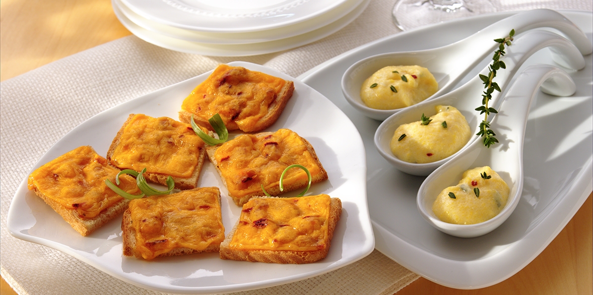 Chipotle Cheddar Polenta Sargento® Shredded Mild Cheddar Cheese