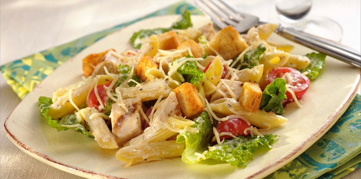 Grilled Chicken Pasta Salad | Sargento® Shredded 6 Cheese Italian