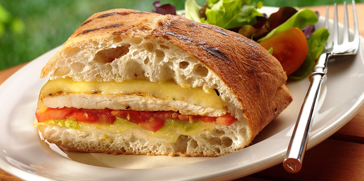 Grilled Chicken Cheesy Panini Sargento® White Cheddar Cheese