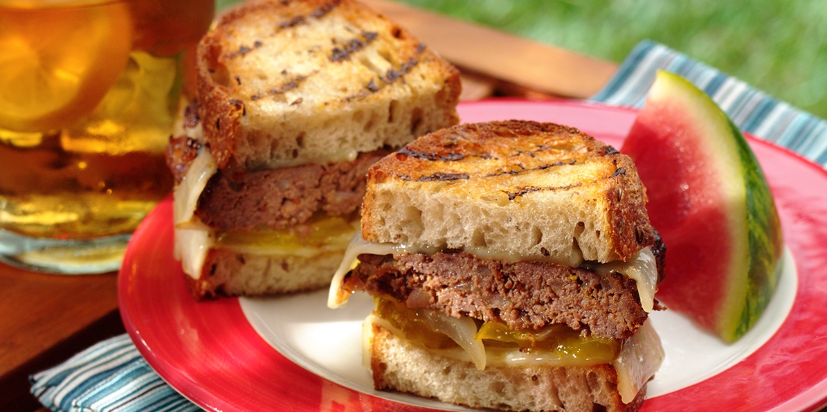 Grilled Swiss Patty Melt Recipe Sargento Aged Swiss Cheese