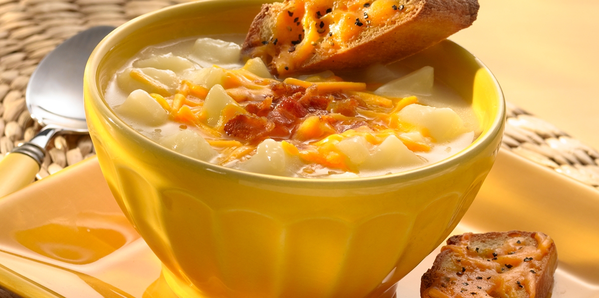 Homemade Potato Cheddar Soup Sargento® Extra Sharp Cheddar