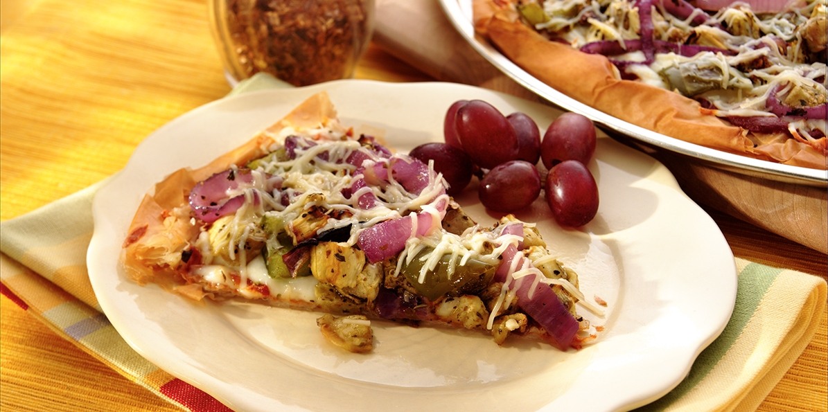 Roasted Eggplant Pizza Recipe Sargento® Mozzarella & Bell Peppers