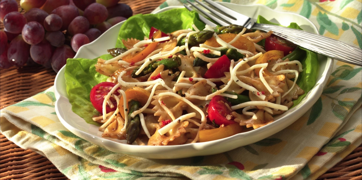 Pasta Salad with Balsamic Dressing Recipe | Sargento® Shredded Cheese