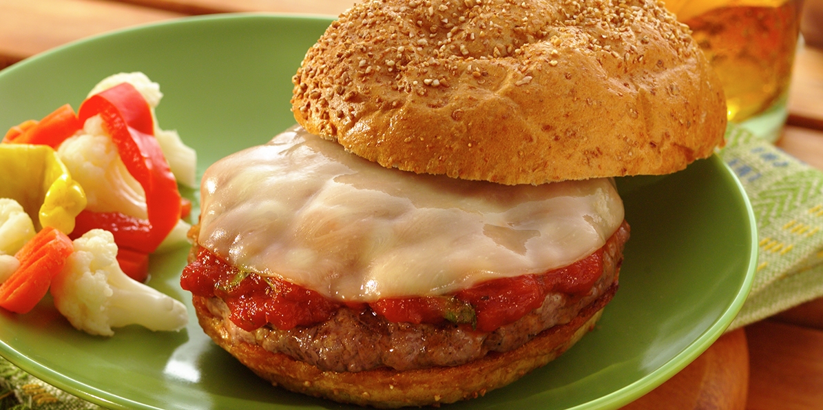 Italian Cheeseburger Recipe Sargento® Sliced Provolone Cheese