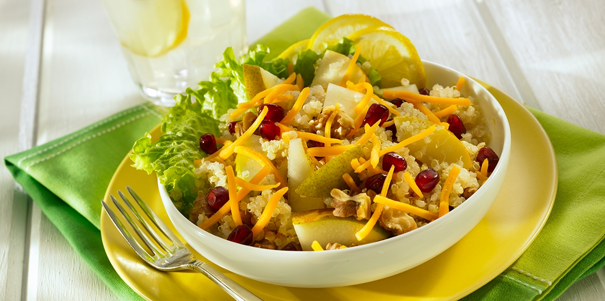 Quinoa Pear & Toasted Walnut Salad Recipe Sargento® Quinoa Salad