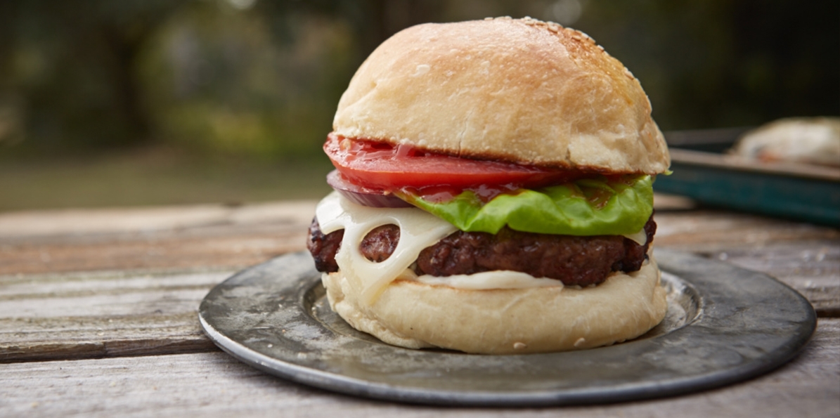 Grilled Swiss Cheeseburger Recipe Sargento® Baby Swiss Cheese