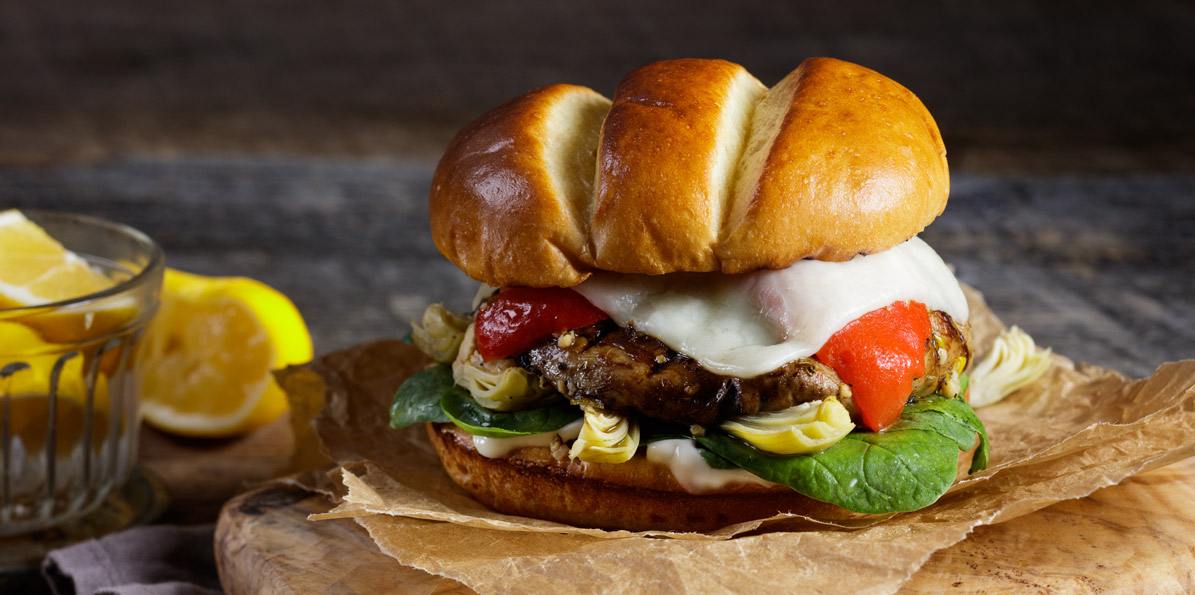 Italian Cheese and Portobello Burgers Sargento