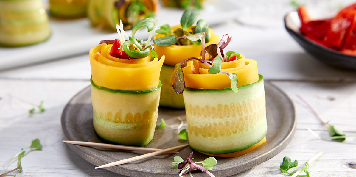 Prosciutto Cucumber RollUps Sargento