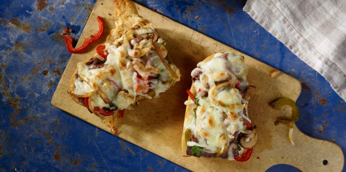 Roast Beef Pepper Sandwich Recipe Sargento® Shredded Mozzarella