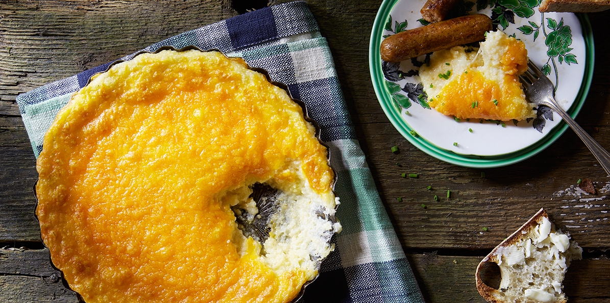 Country Baked Cheesy Grits Recipe Sargento® Shredded Swiss